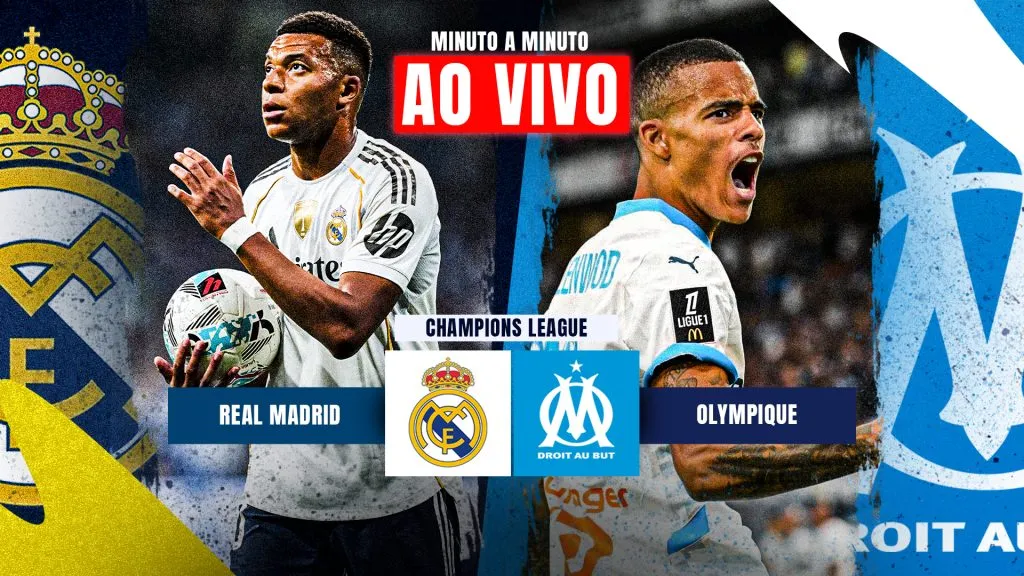 Real Madrid x Olympique de Marseille: onde assistir ao vivo jogo pela Champions