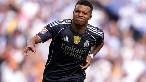 Mbappé comemora fase do Real Madrid.
