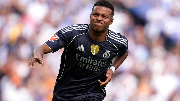 Mbappé comemora fase do Real Madrid.