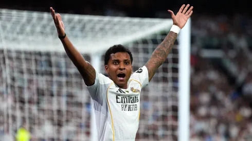Rodrygo em jogo do Real Madrid. Foto: Angel Martinez/Getty Images