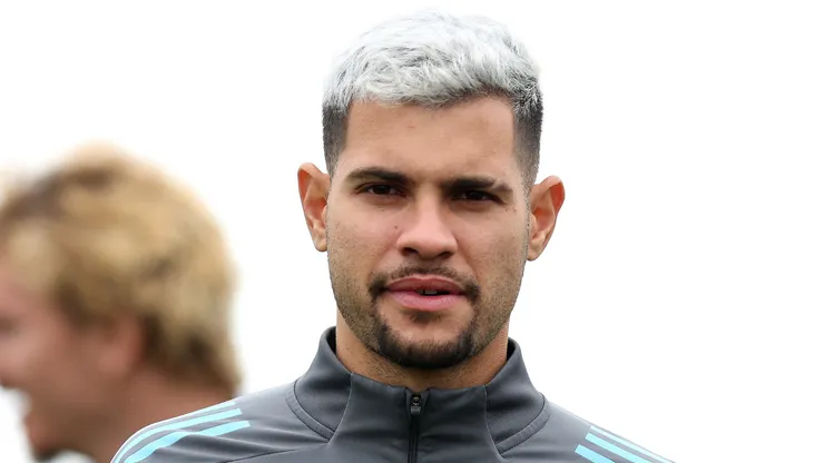 Bruno Guimarães, do Newcastle. (Foto: George Wood/Getty Images)