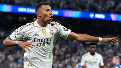 Mbappé decide vitória do Real Madrid. Foto: Mateo Villalba Sanchez/Getty Images
