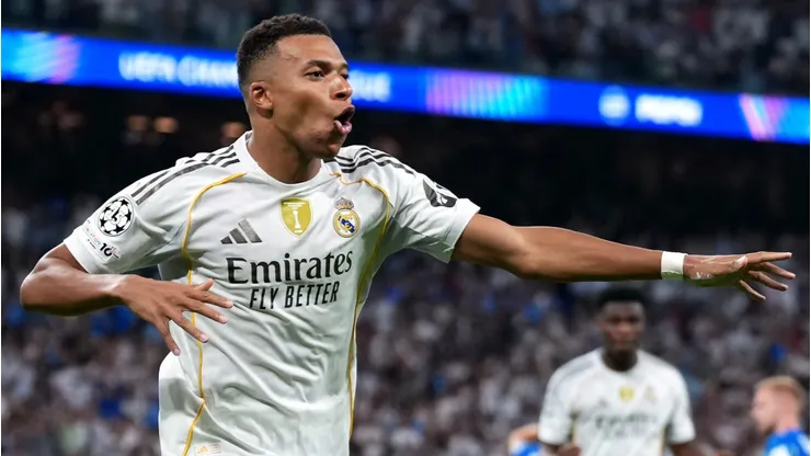 Mbappé decide vitória do Real Madrid. Foto: Mateo Villalba Sanchez/Getty Images