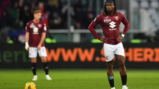 Yann Karamoh atuando pelo Torino. Foto: Valerio Pennicino/Getty Images