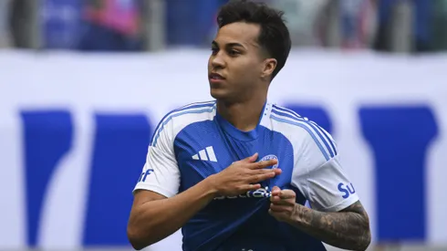 Kaio Jorge em ação pelo Cruzeiro. (Photo by Pedro Vilela/Getty Images)