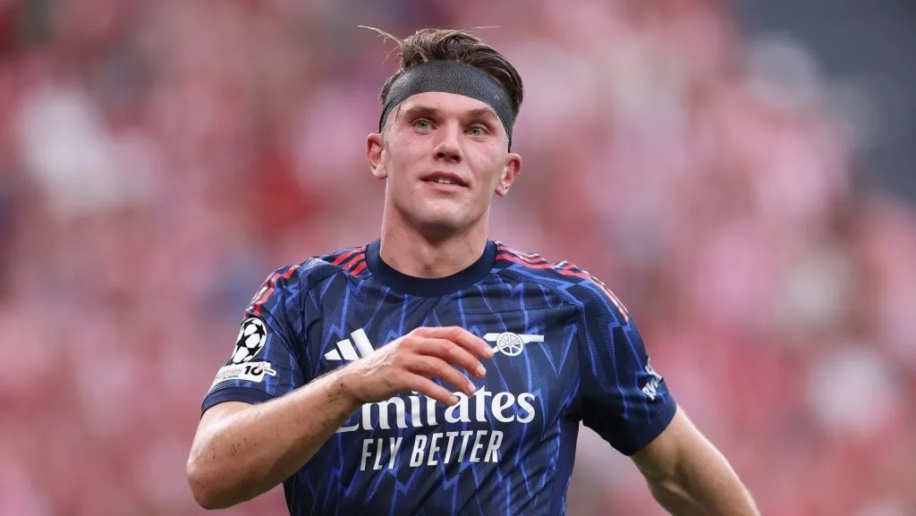 Viktor Gyökeres é a esperança de gols do Arsenal contra o Manchester City. Foto: Ion Alcoba Beitia/Getty Images