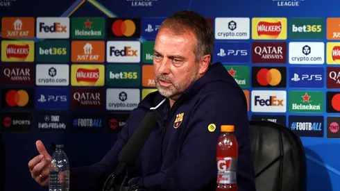 Hansi Flick, técnico do Barcelona. (Foto: George Wood/Getty Images)