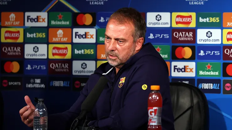 Hansi Flick, técnico do Barcelona. (Foto: George Wood/Getty Images)