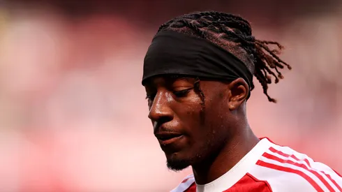 Madueke em ação pelo Arsenal. Foto: Jack Thomas/Getty Images