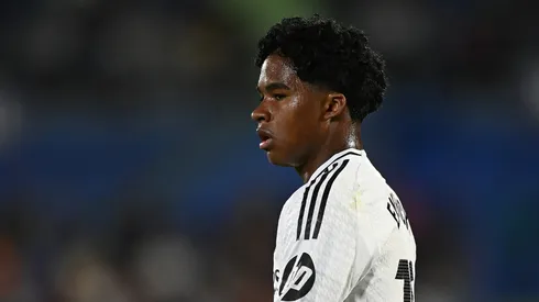 Endrick jogando pelo Real Madrid. Foto: Denis Doyle/Getty Images