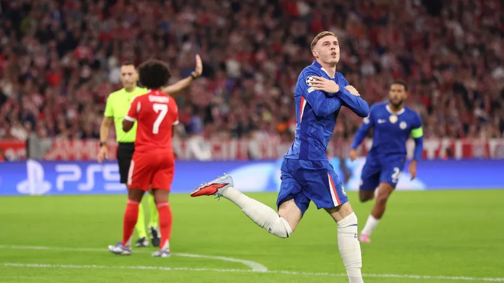 Palmer marcou um lindo gol diante do Bayern de Munique. Foto: Maja Hitij/Getty Images