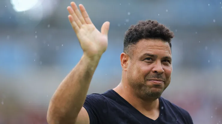 Ronaldo Fenômeno durante jogo de Despedida de Adriano (Foto: Buda Mendes/Getty Images)