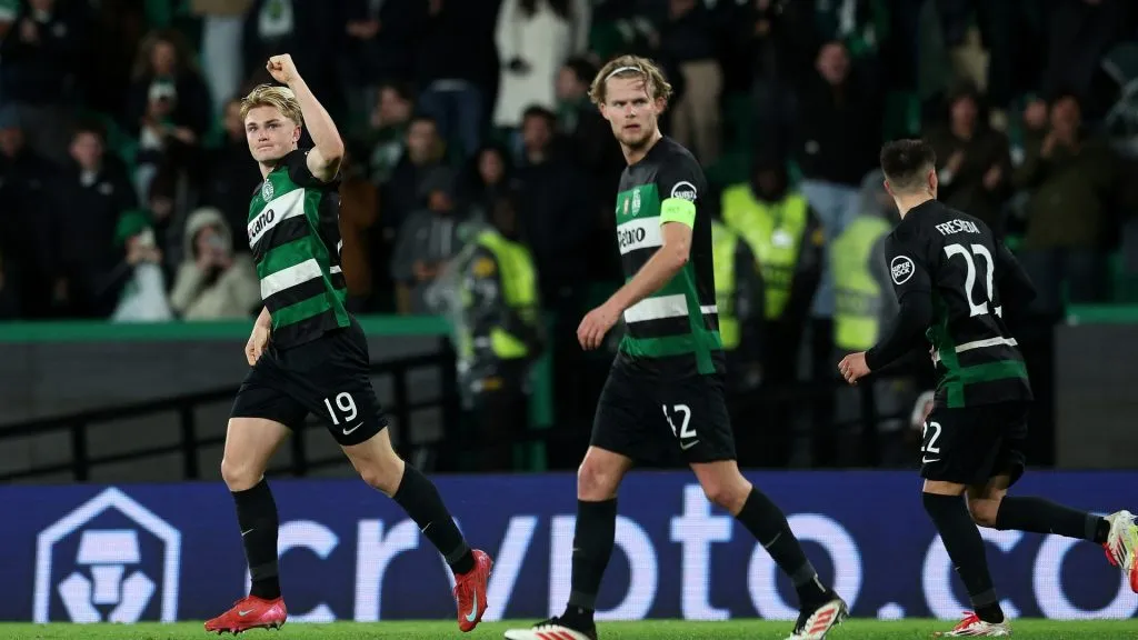 O Sporting seguiu muito bem sem o treinador. Foto: Carlos Rodrigues/Getty Images