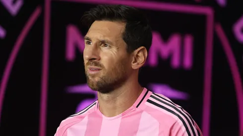 Lionel Messi em ação pelo Inter Miami.