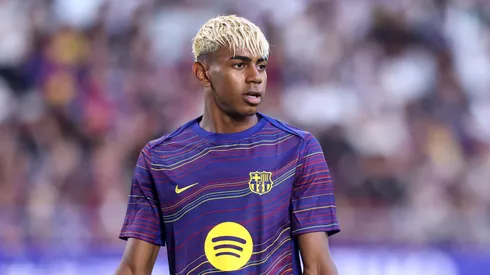 Lamine Yamal sofre lesão. Foto: Paul Miller/Getty Images