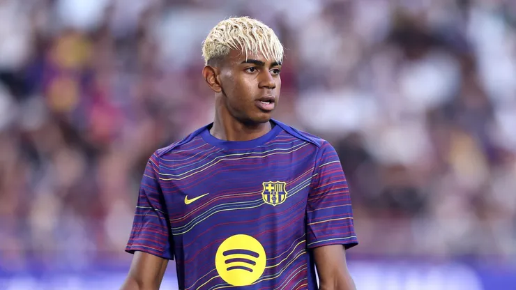 Lamine Yamal sofre lesão. Foto: Paul Miller/Getty Images