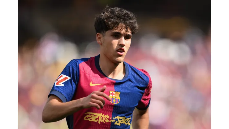 Cubarsí, zagueiro do Barcelona - Photo by David Ramos/Getty Images