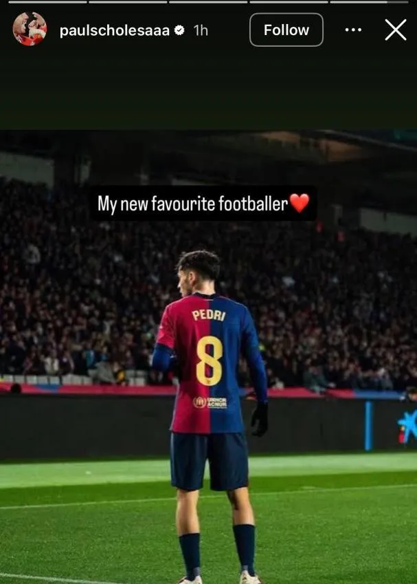 Reprodução – Instagram – Perfil oficial de Paul Scholes