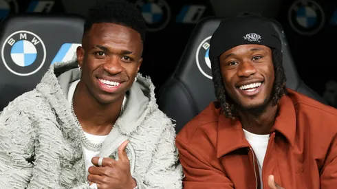 Camavinga e Vinícius Júnior - Foto: Florencia Tan Jun/Getty Images