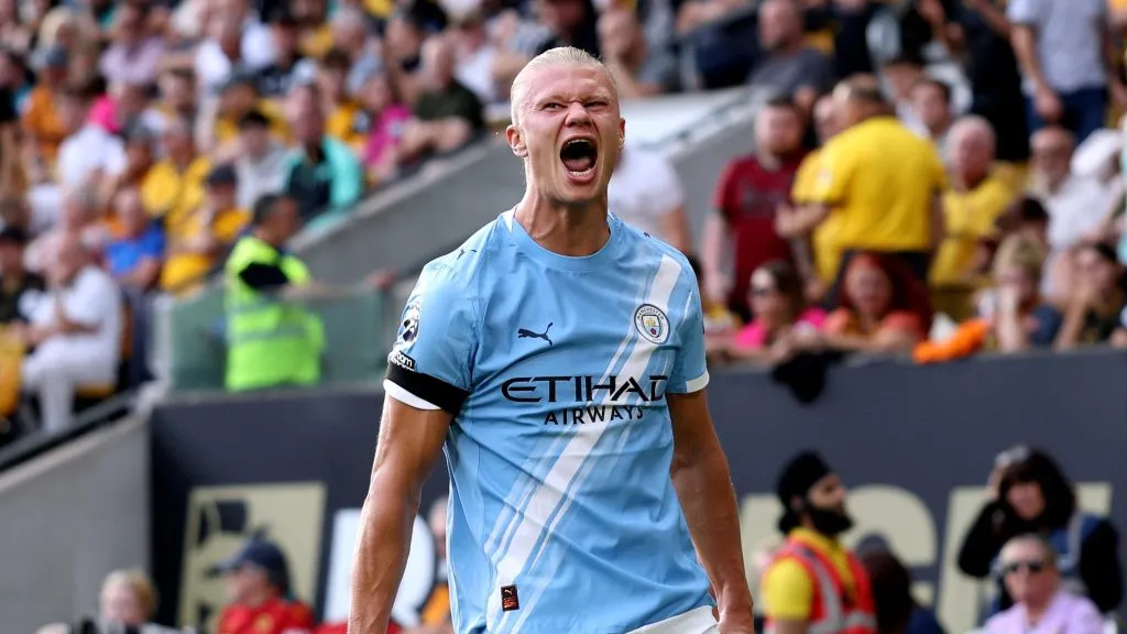 Erling Haaland se tornou um dos principais atacantes do mundo. Foto: Michael Regan/Getty Images