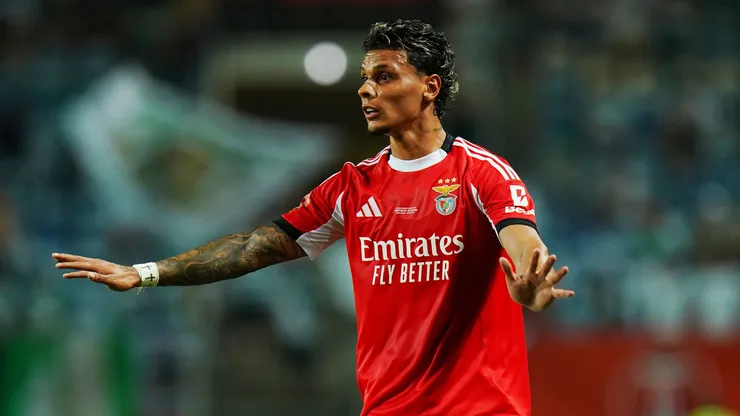 Richard Ríos durante jogo da Supercopa de Portugal (Foto: Gualter Fatia/Getty Images)