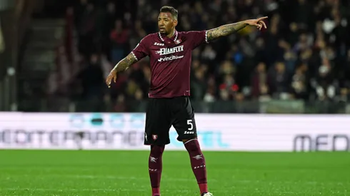 Jerome Boateng, do US Salernitana, em ação durante a partida da Série A TIM entre US Salernitana e AC Monza no Estádio Arechi em 24 de fevereiro de 2024 em Salerno, Itália. Foto: Francesco Pecoraro/Getty Images