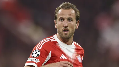 Harry Kane em ação pelo Bayern de Munique