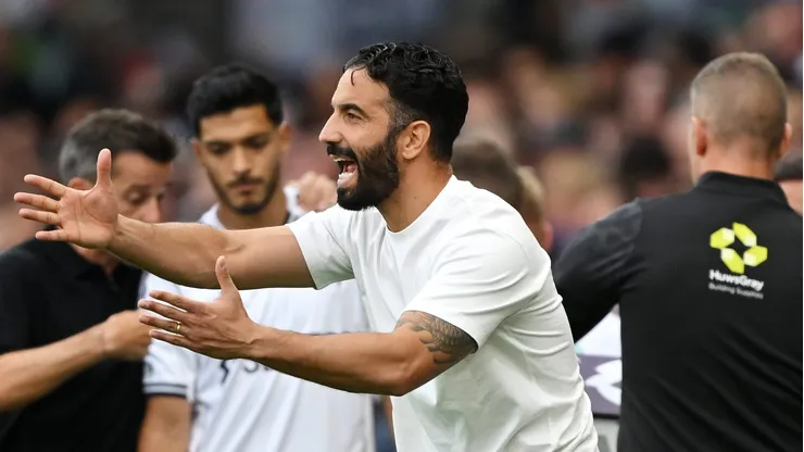 Maguire blinda Amorim às vésperas de Manchester United x Chelsea. (Photo by Mike Hewitt/Getty Images)
