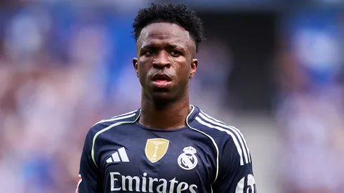 Real Madrid planeja fechar as contratações de Haaland e Kenan Yildiz com a venda de Vinicius Júnior. Foto: Juan Manuel Serrano Arce/Getty Images