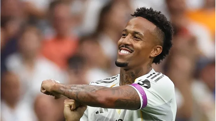 Éder Militão faz golaço pelo Real Madrid. Foto: Florencia Tan Jun/Getty Images