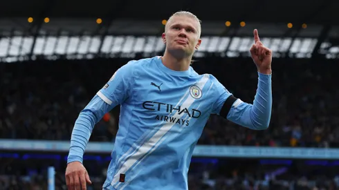 Haaland é o goleador do Manchester City. Foto: Michael Regan/Getty Images