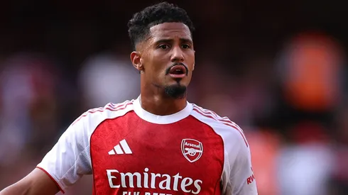 Real Madrid pode fechar com Guéhi após a renovação de Saliba com o Arsenal. Foto: Justin Setterfield/Getty Images