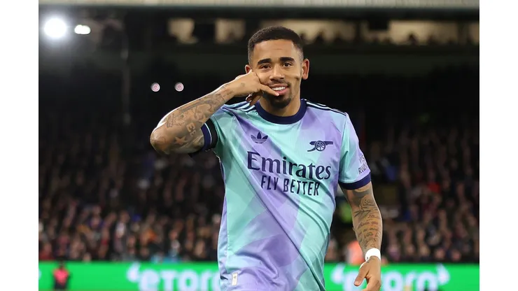 Gabriel Jesus pode deixar o Arsenal. Foto: Alex Pantling/Getty Images