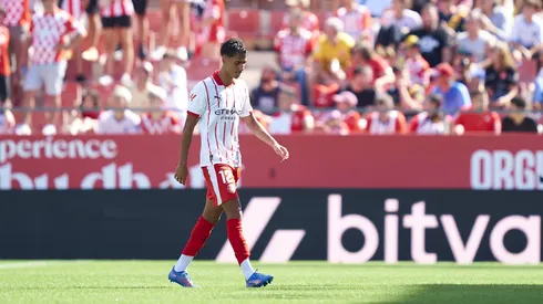 Vitor Reis em jogo do Girona. Foto: Pedro Salado/Getty Images