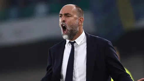 Tudor grita em jogo da Juventus (Photo by Francesco Scaccianoce/Getty Images)