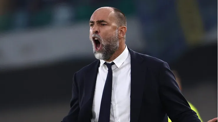 Tudor grita em jogo da Juventus (Photo by Francesco Scaccianoce/Getty Images)