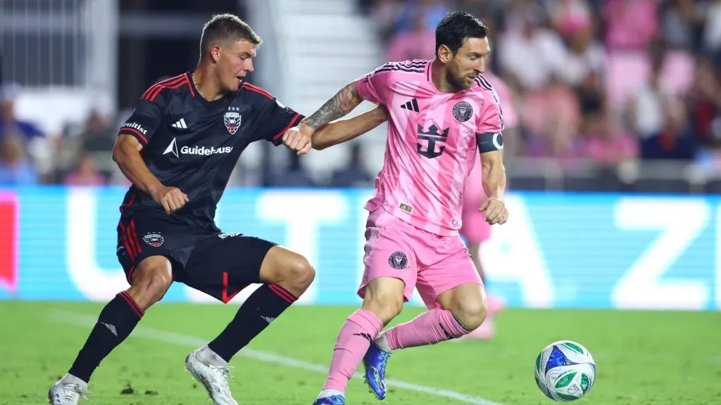 Messi deu show em Inter Miami x DC United (foto: Megan Briggs/Getty Imagens)