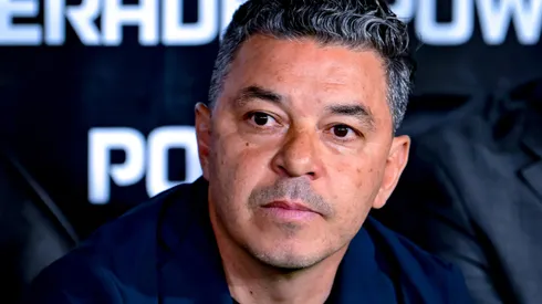 Gallardo, técnico do River Plate. (Photo by Marcelo Endelli/Getty Images)