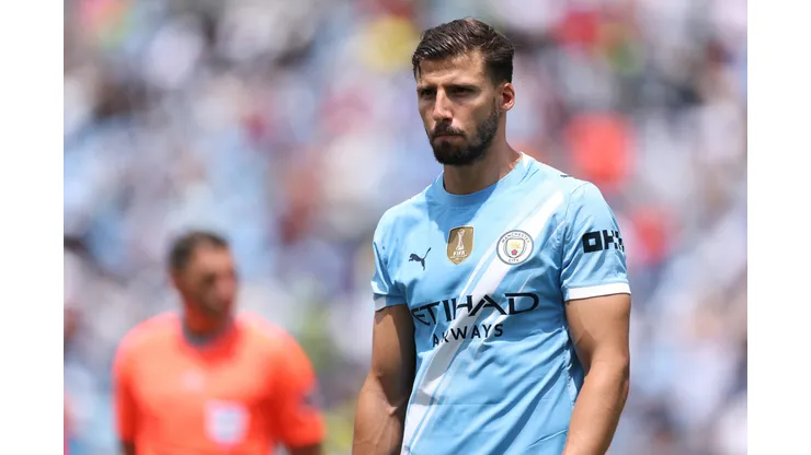 Rúben Dias, jogador do Manchester City. (Photo by Dan Mullan/Getty Images)