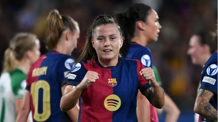 Cláudia Pina, do Barcelona (Photo by David Ramos/Getty Images)
