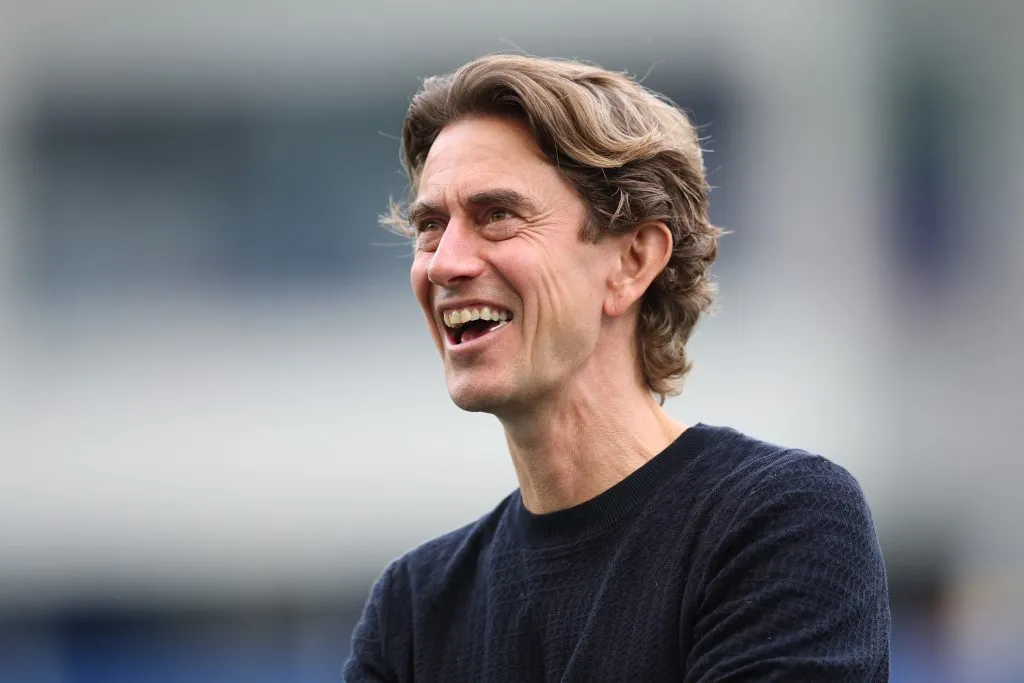 Thomas Frank, técnico do Tottenham. Foto: Steve Bardens/Getty Images