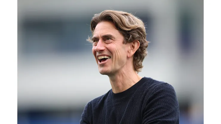 Thomas Frank, técnico do Tottenham. Foto: Steve Bardens/Getty Images