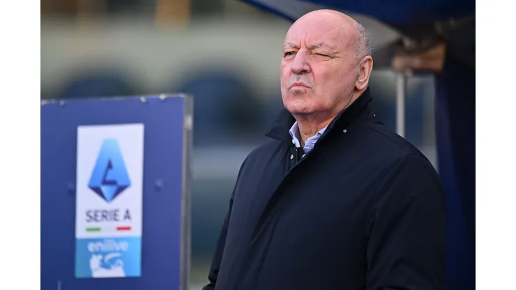 Giuseppe Marotta do FC Internazionale durante a partida da Série A entre Verona e FC Internazionale no Stadio Marcantonio Bentegodi em 23 de novembro de 2024 em Verona, Itália. Foto: Alessandro Sabattini/Getty Images