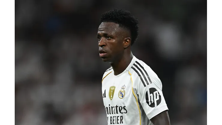 Vinícius Júnior durante duelo contra o Mallorca. Foto: Denis Doyle/Getty Images