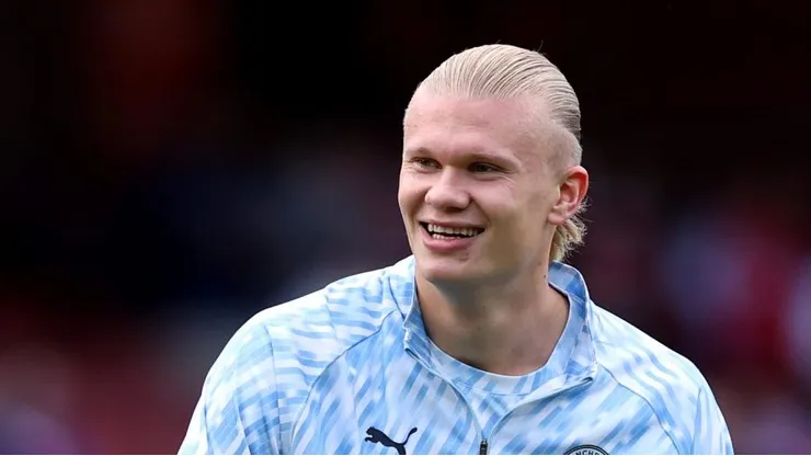 Haaland interessa é alvo do Barcelona. Foto: Justin Setterfield/Getty Images