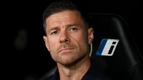 Xabi Alonso em ação pelo Real Madrid.