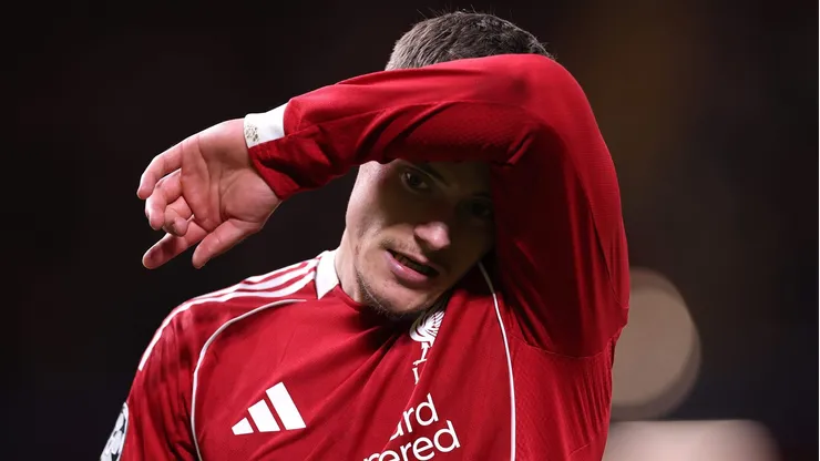Florian Wirtz, jogador do Liverpool. (FOTO: Ryan Pierse/Getty Images)