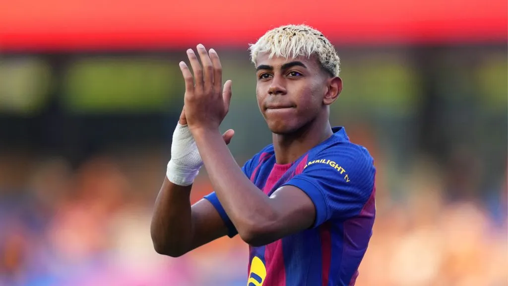 Lamine Yamal, atacante do Barcelona