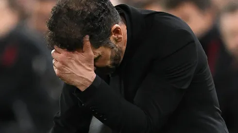 Diego Simeone sofre com desgaste no Atlético de Madrid. Foto: Clive Mason/Getty Images