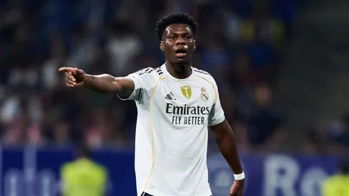 Tchouaméni jogando pelo Real Madrid. Foto: Juan Manuel Serrano Arce/Getty Images
